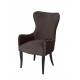Кресло Лари коричневый опоры венге