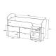 Кровать Малыш-7 Винтербер-Оранжевый