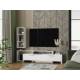 Тумба ТВ Лия белый/белый