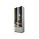 Шкаф с 2 ящиками с полками Экон ЭШ2-РП-23-8-2я с зеркалами
