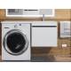 Тумба с раковиной Uperwood Magenta 60-120 см подвесная белая/графит выдвижной ящик правая