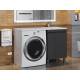 Тумба с раковиной Uperwood Magenta 60-120 см напольная черная с дверцами правая