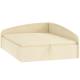 Кровать-тахта Адель вар.1 1400 Тесла милк