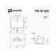 Мойка Practik PR-M 565-002 слоновая кость
