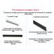 Шкаф с 3 ящиками Экон ЭШ3-РП-21-12/2-3я три зеркала