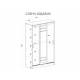 Шкаф-купе Тео ШКК-02 белый