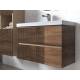 Тумба под раковину Mondi 800-0-2 Madera Classica Slim навесная акация темная