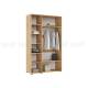 Шкаф 3-х створчатый (1350) с антресолью Ирис Браш Мени Грин