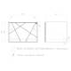 Тумба Geometry 600-0-1 Como навесная белый
