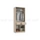 Шкаф 2-х створчатый Роджинамиф Кашемир, Крафт серый