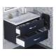 Тумба с раковиной Uperwood Foster черная 80 см