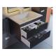 Тумба с раковиной Uperwood Modul матовая черная 65 см