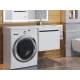Тумба с раковиной Uperwood Magenta 60-120 см подвесная белая/графит выдвижной ящик правая