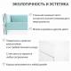 Детская мягкая кровать Denvas эвкалипт