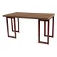Стол Трансформер металлический шимо темный шоколад