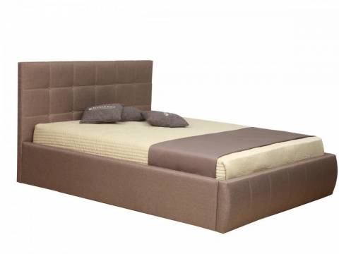 Кровать Диана 1400 Н1010 жаккард корица