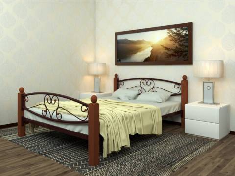 Кровать двуспальная Каролина Lux Plus