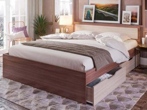 Кровать КР 604 с ящиками Гармония