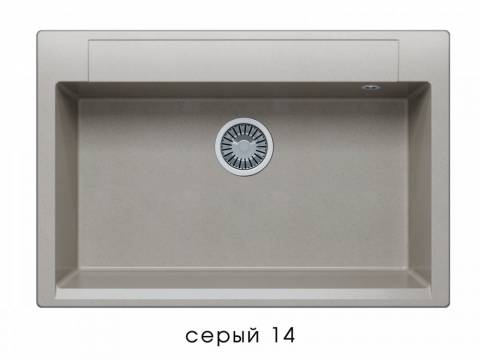 Мойка Polygran Argo-760 Серый 14