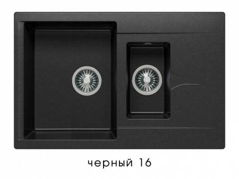 Мойка Polygran Brig-770 Черный 16
