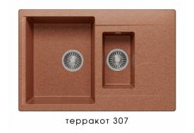 Мойка Polygran Brig-770 Терракот 307