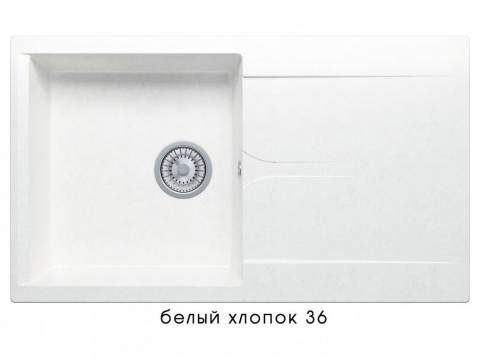 Мойка Polygran Gals-860 Белый хлопок 36