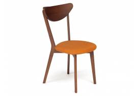 Стул мягкое сиденье Maxi Макси ткань Оранжевая-коричневый