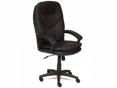 Кресло офисное Comfort lt кожзам черный