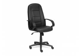 Кресло офисное СН747 кожзам черный
