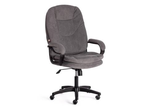 Кресло офисное Comfort lt флок серый