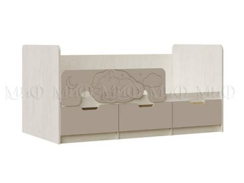 Кровать Юниор-4 800х1600 Шарли Мокко