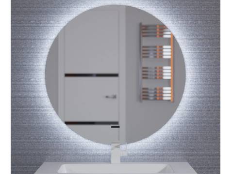 Зеркало Uperwood Modul круглое холодная подсветка 80х80 см