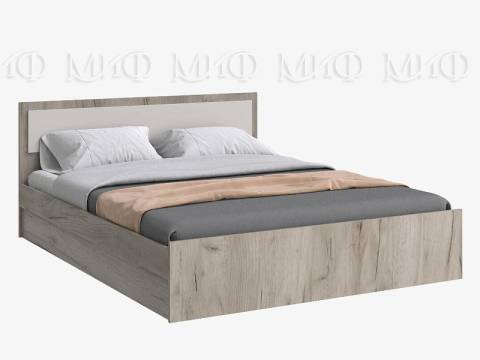 Кровать с подъемным механизмом 1600 Фиеста NEW Кашемир, Крафт серый