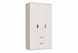 Шкаф 3-х створчатый 1200 Сильвия Кашемир, Крафт серый